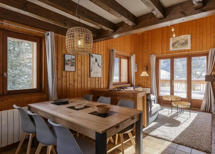 Cyclamens - Cosy 500m Flegere Cheminee Vue Garage Chamonix