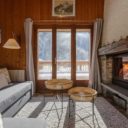 Cyclamens - Cosy 500m Flegere Cheminee Vue Garage Chamonix