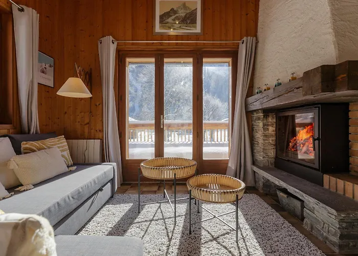 Cyclamens - Cosy 500m Flegere Cheminee Vue Garage Chamonix